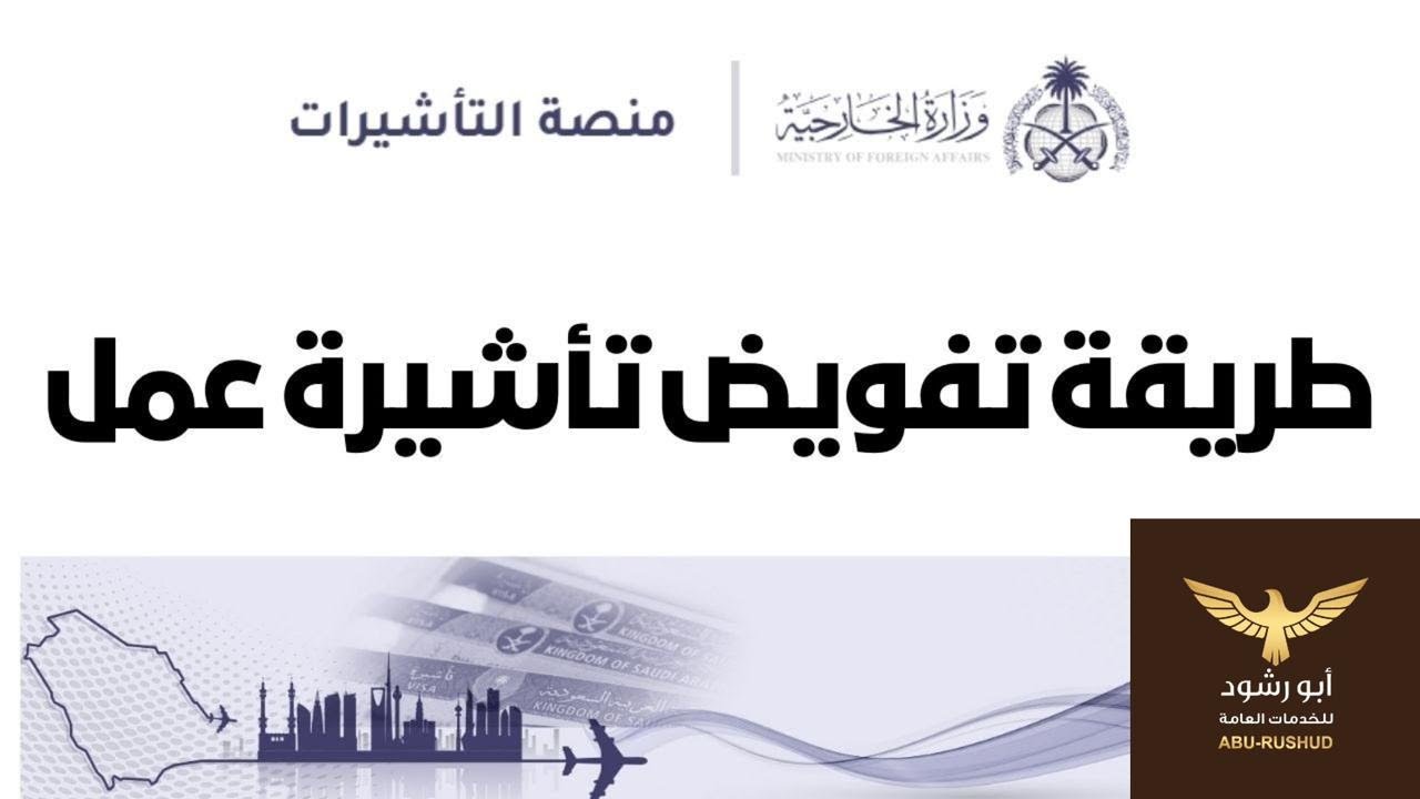 طريقة التفويض علي تاشيرة مهنية ( تفويض علي مؤسسات )