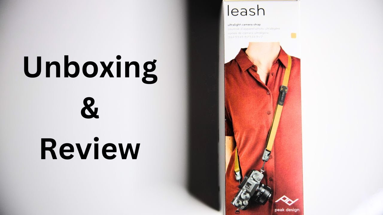 Unboxing the Peak Design Leash camera strap