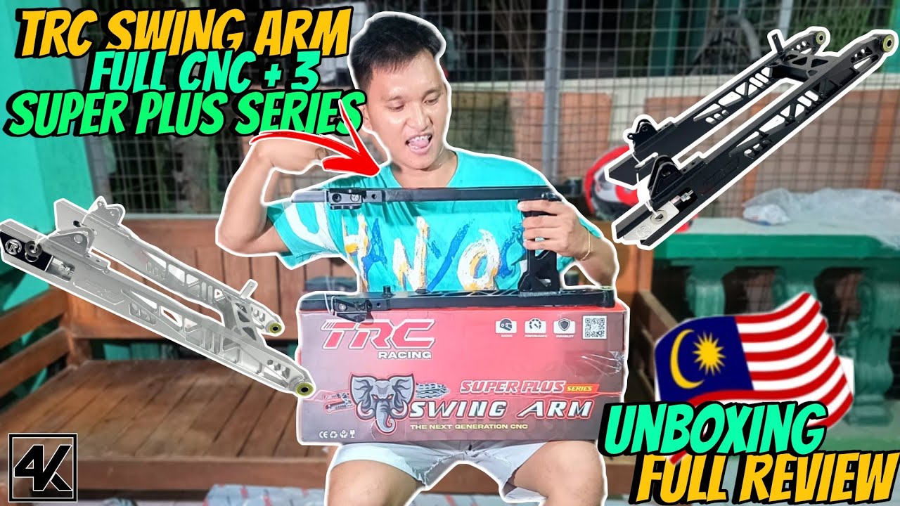Unboxing TRC SWING ARM SUPER PLUS SERIES FULL CNC +3 FULL REVIEW - Good For MALAYSIAN Build Setup 💯🔥