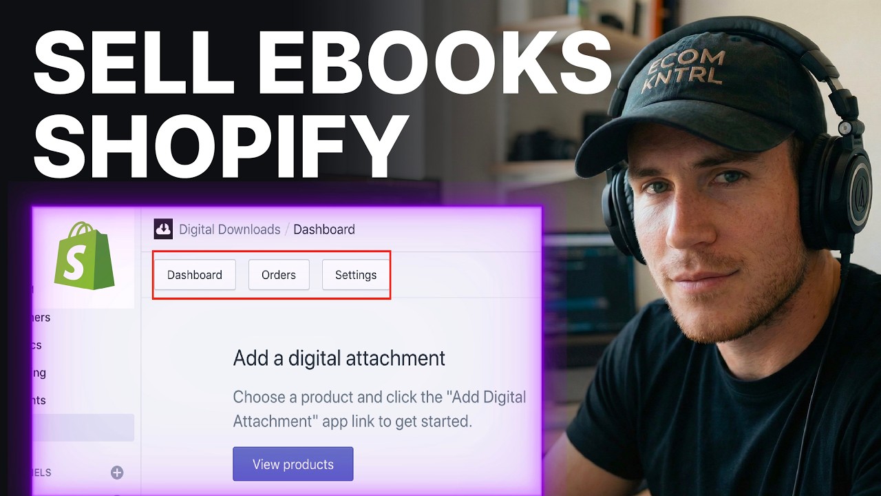 How To Sell Ebooks On Shopify (2026) | Digital Products Setup
