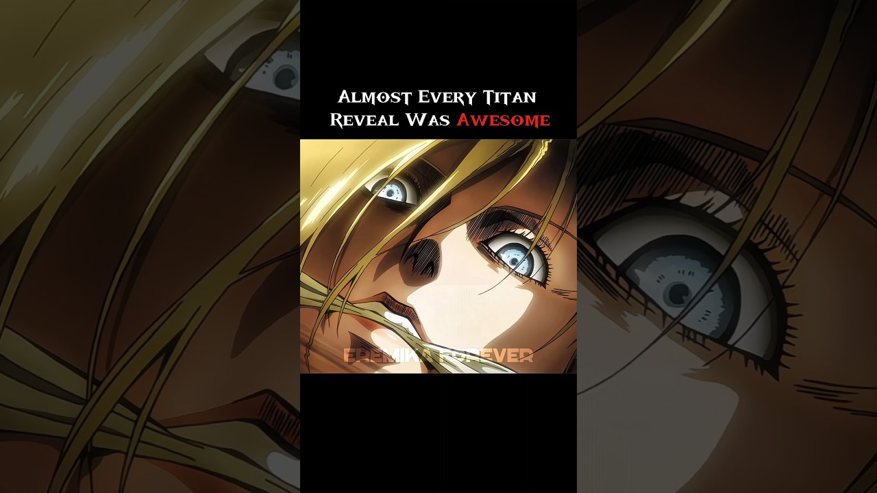But their Titan reveal 💀 #eren #mikasa #aot #anime #fyp #foryou #lovestory