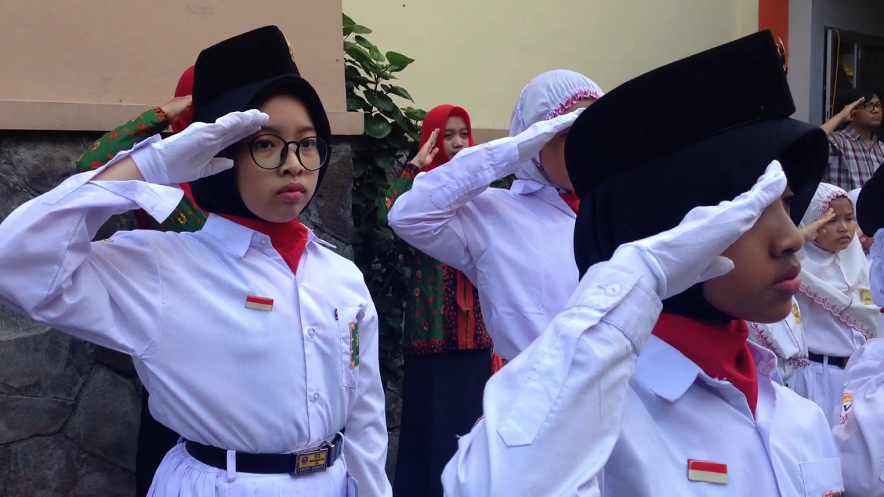 Upacara 17 Agustus SD Muhammadiyah 26 Surabaya tahun 2018