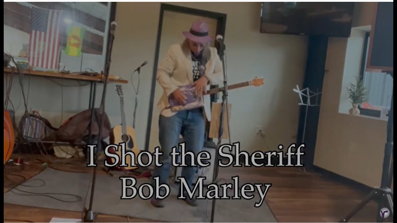 I Shot the Sheriff Bob Marley cover 3 String Cigar Box Guitar Soldano SLO mini head Paradox Brewery