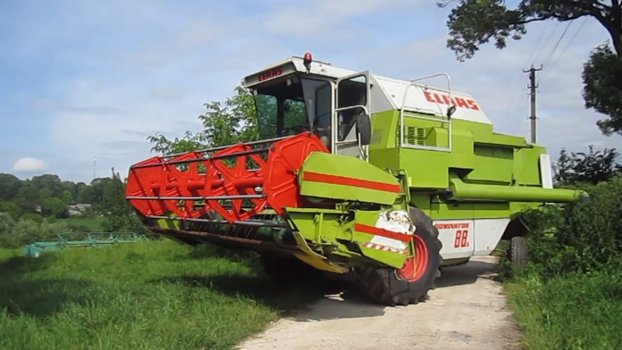 Ремонт комбайна CLAAS DOMINATOR 88!