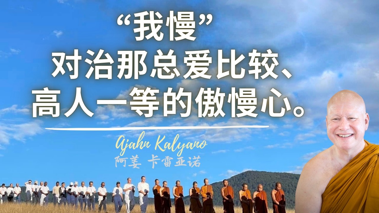 “我慢”——如何对治总爱比较、高人一等的傲慢心？| Conceit | 阿姜卡雷亚诺佛学问答