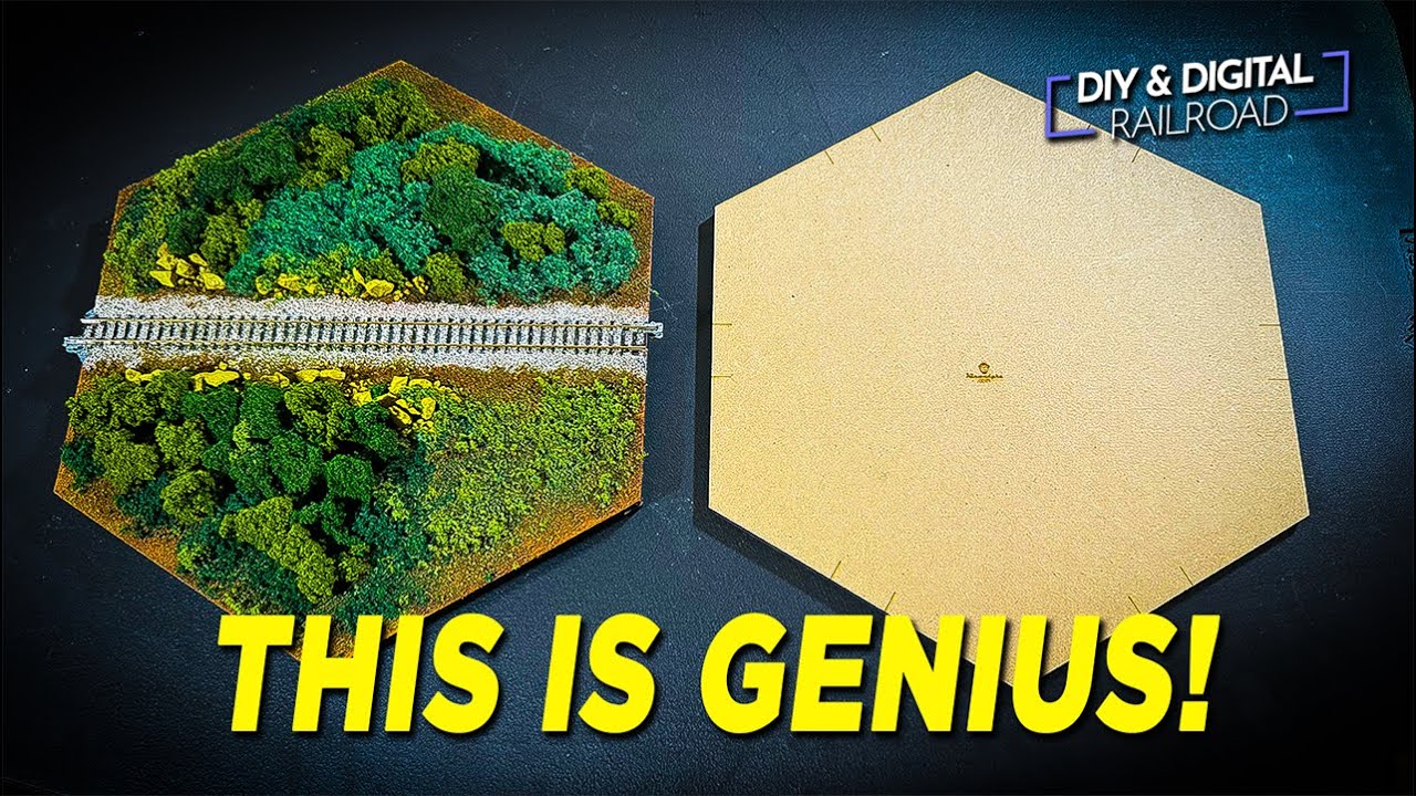 HEX TRACK!  A really cool new Model Railroad Module
