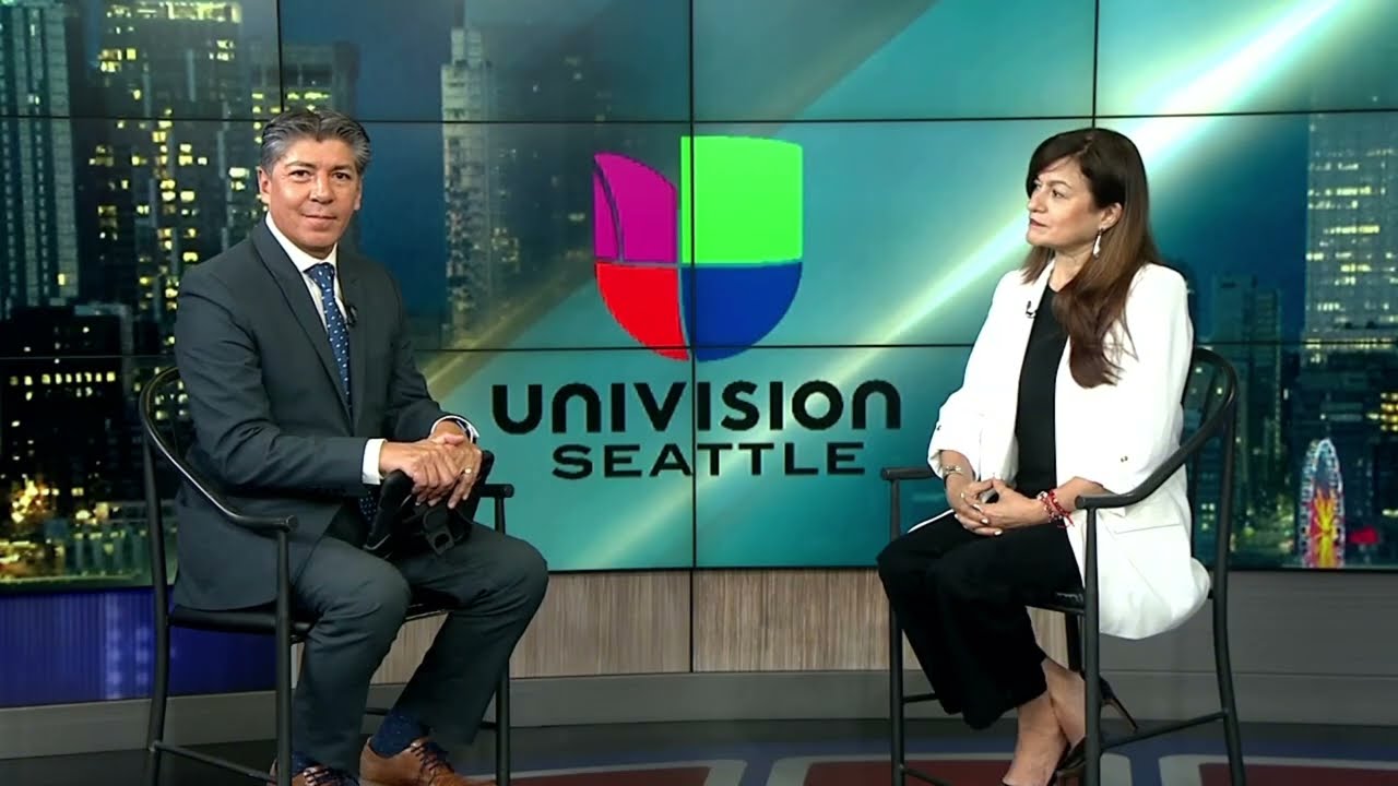 Dr. Carolina Escobar Sarti, CEO of Covenant House Guatemala, on Univision Seattle
