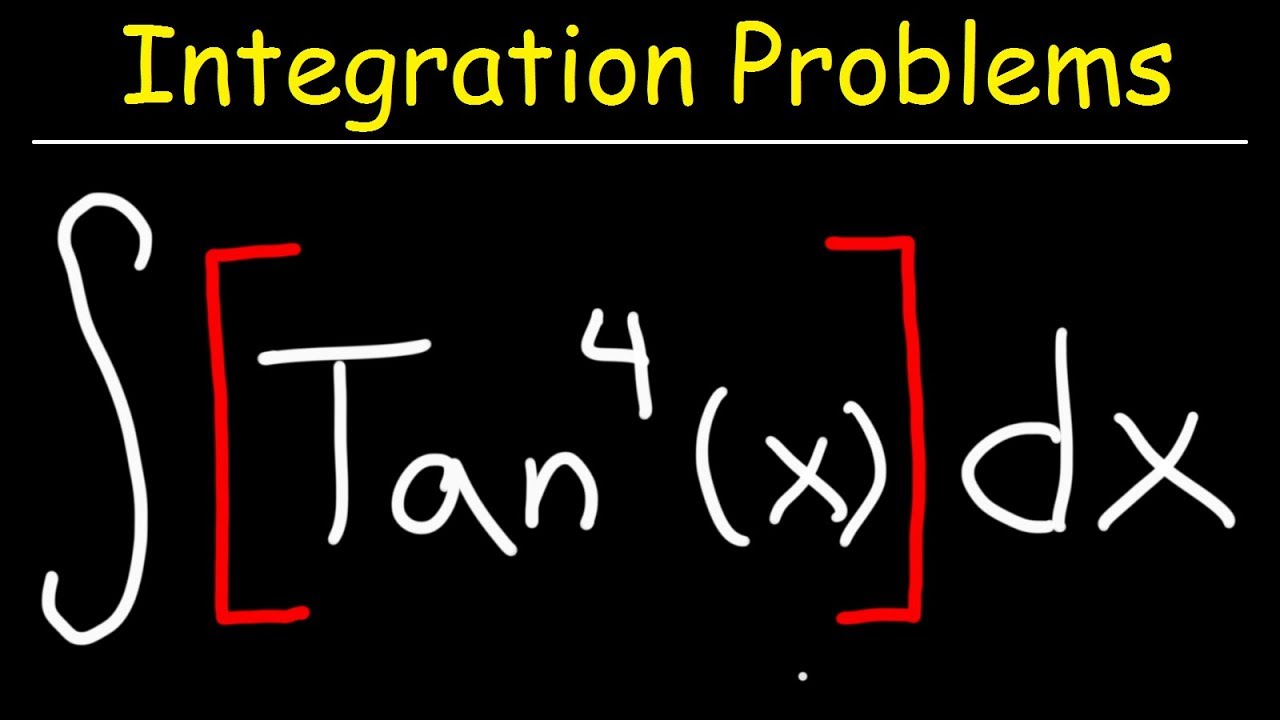 Integral of tan^4x