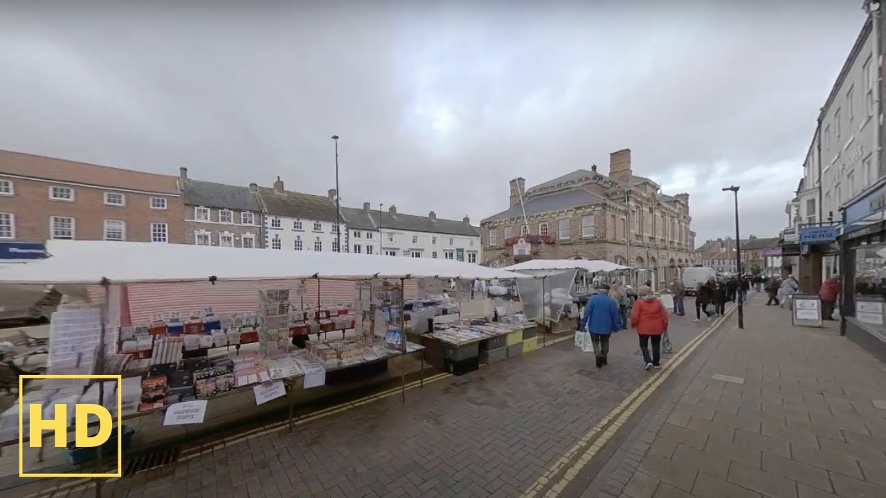 NORTHALLERTON Walk (18th July 2020)  including Saturday Market Day North Yorkshire