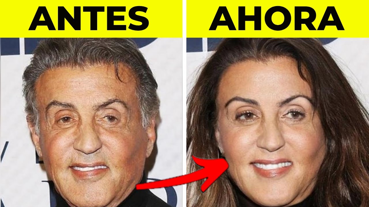 50 CELEBRIDADES Masculinas SÍ FUERAN MUJERES | Antes y Después