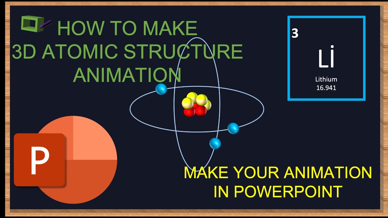 How to do 3D Animation of Atomic Structure in PowerPoint?