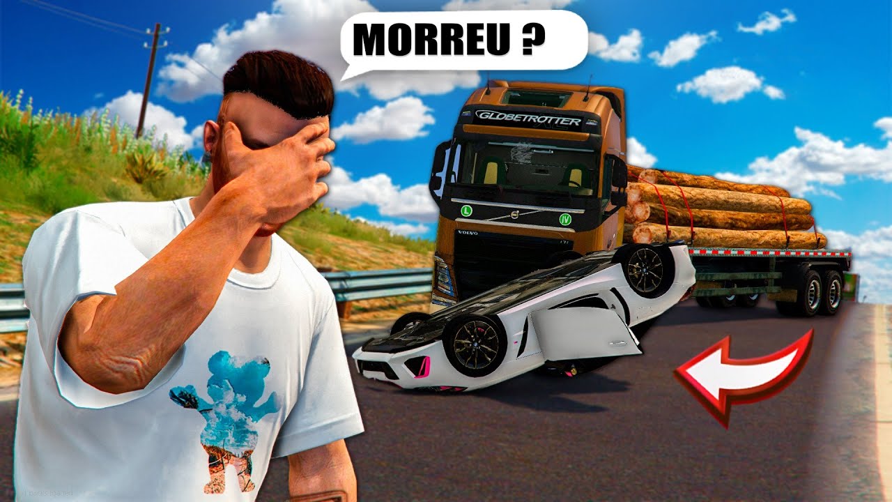 GTA 5 - VIDA REAL | MINHA EX MULHER SOFREU UM GRAVE ACIDENTE  - #526