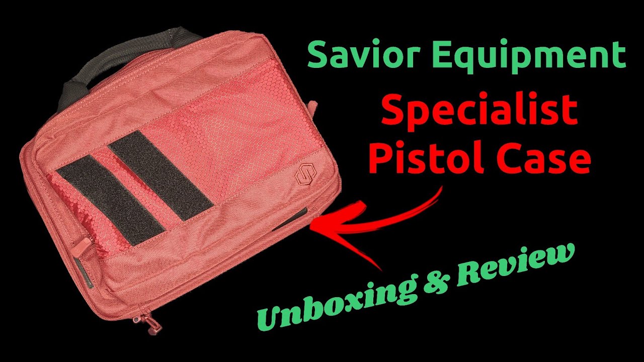 Savior Equipment Specialist Pistol Case Red - Unboxing and Review
