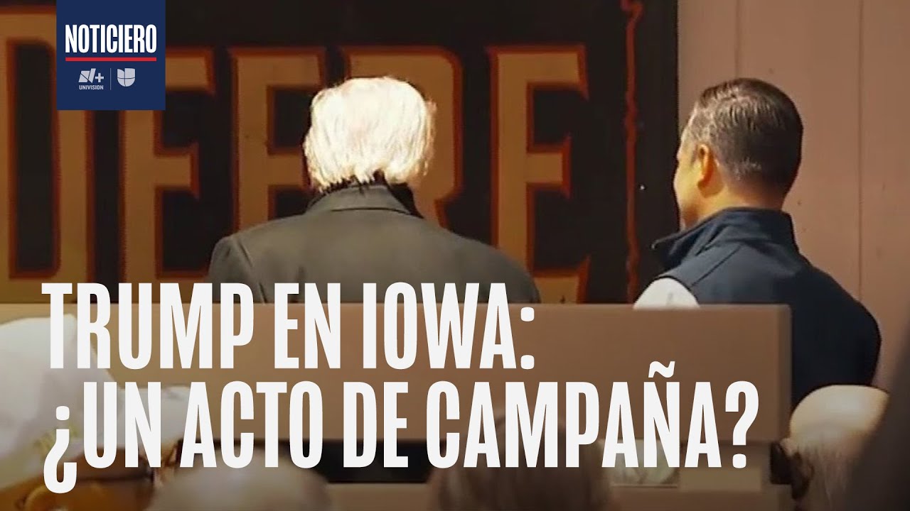 Donald Trump en Iowa hoy: ¿la visita del presidente es parte de una estrategia para ‘cuidar’ al esta