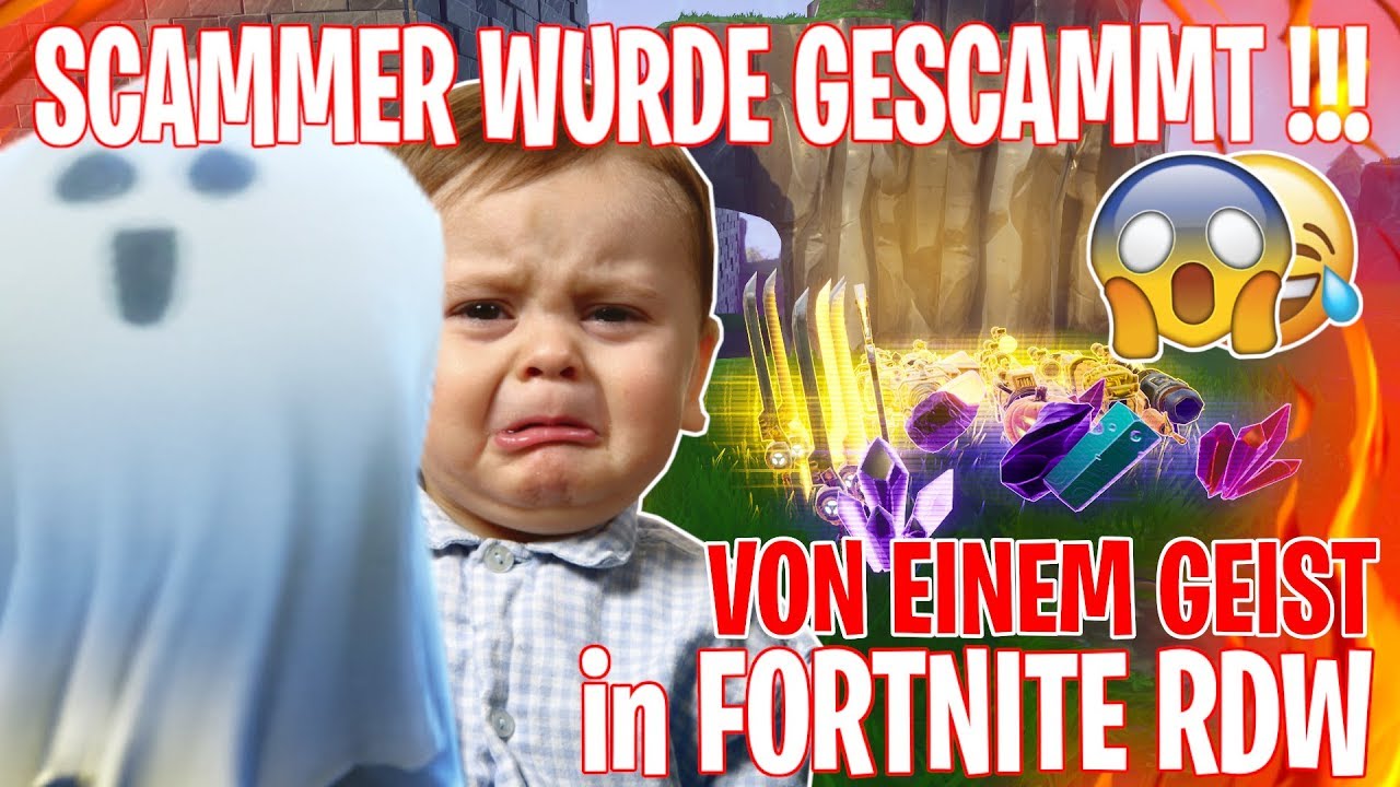 *NEUER SCAMM* GEIST SCAMMT SCAMMER in RDW! (Scammer Wurde Gescammt) PRANK - Fortnite Rette die Welt