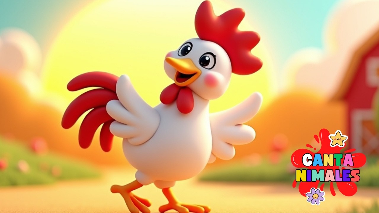 🐓 Gallo Kikirikí 🌞 | Música Infantil para Despertar y Bailar en la Granja 🎶