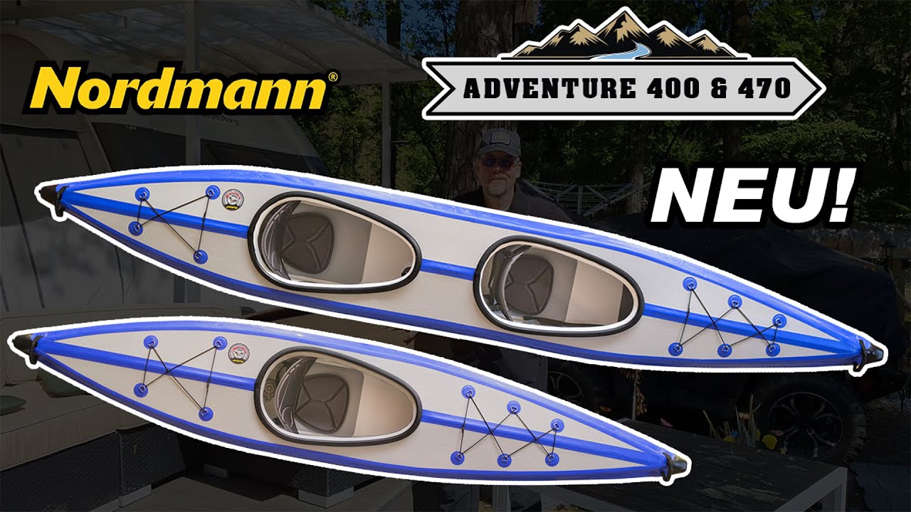 Erlebe die neueste Innovation von Nordmann® - Das aufblasbare Adventure Drop-Stitch Kajak!