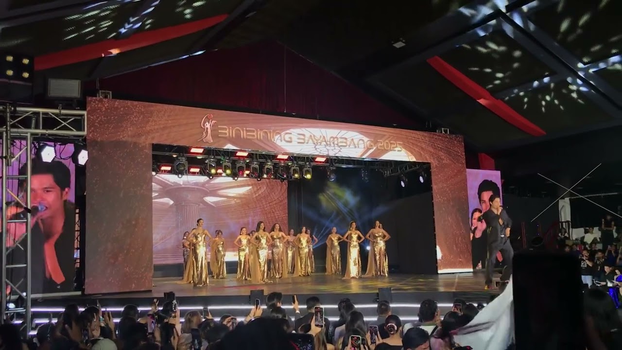 Kyle Echarri singing Careless Whisper at Binibining Bayambang 2025