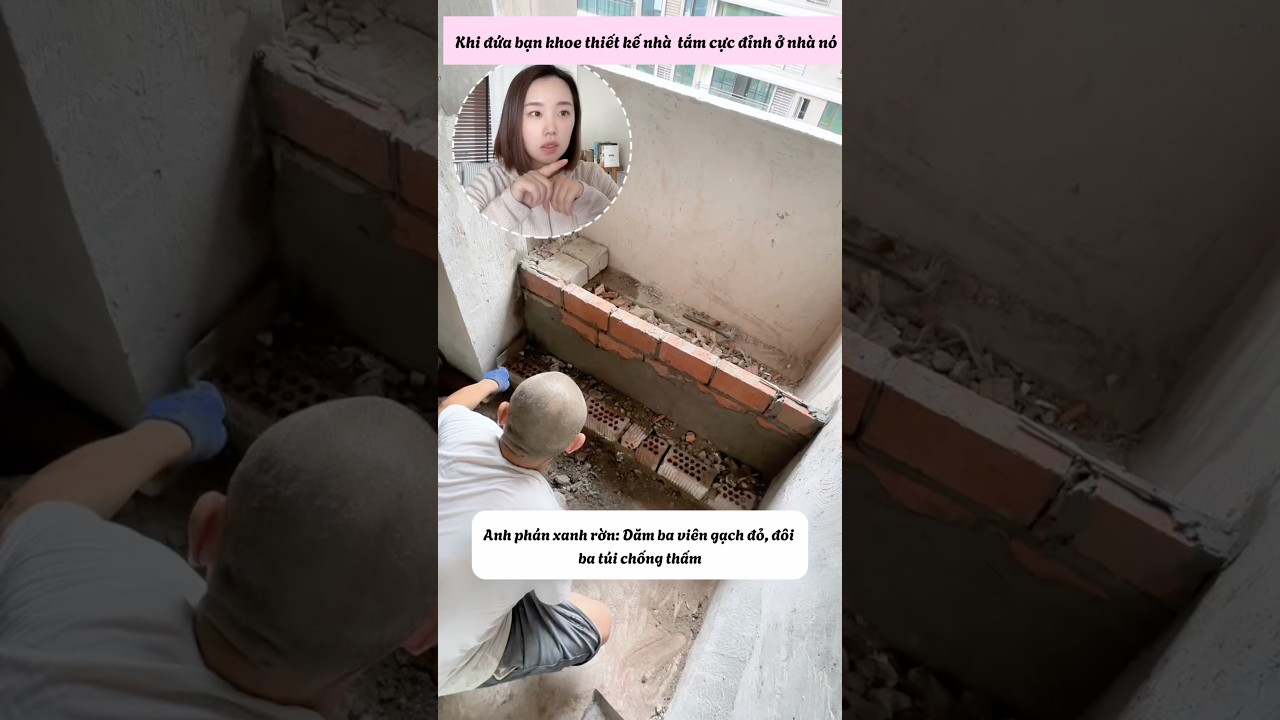 Khi đứa bạn khoe thiết kế ph&ograve;ng tắm cực đỉnh