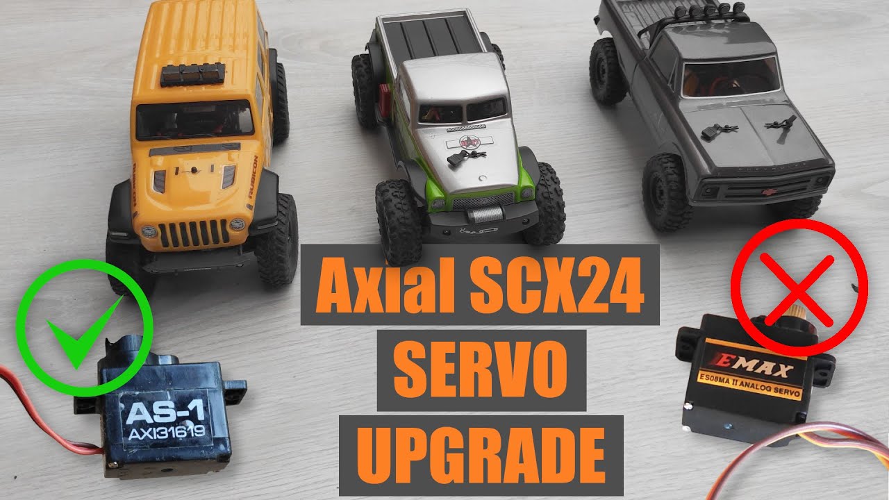Axial SCX24 - does it really need a new servo? (Part I)