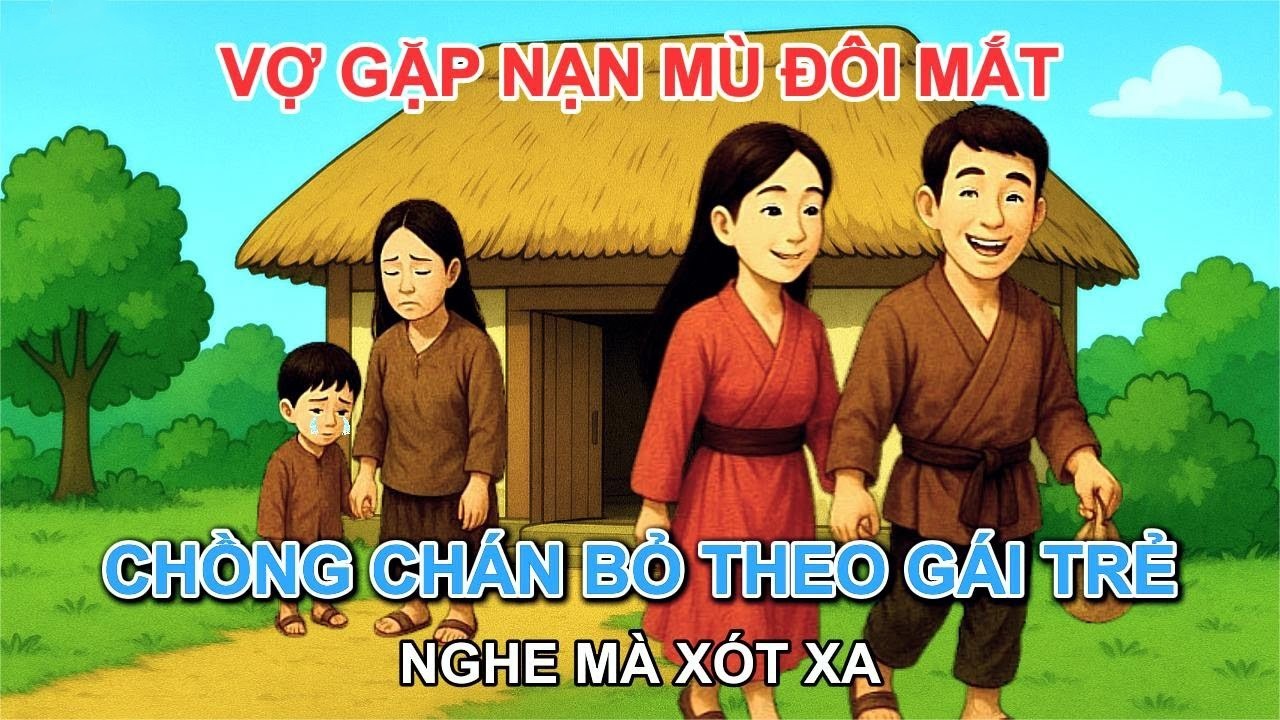 Vợ không may gặp tay nạn bị mù đôi mắt, chồng lại nhẫn tâm bỏ vợ bỏ con mà chạy theo gái trẻ...