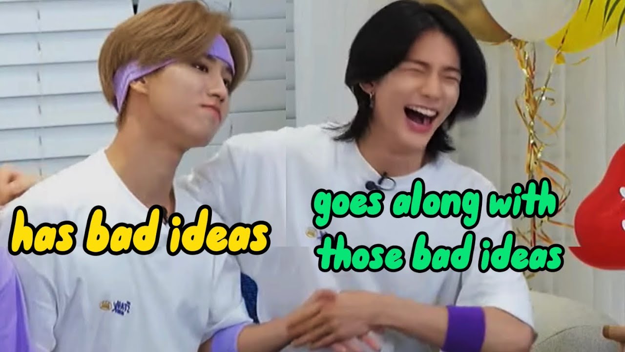 SamSung: The Dumb and Dumber duo (Hyunjin & Han)