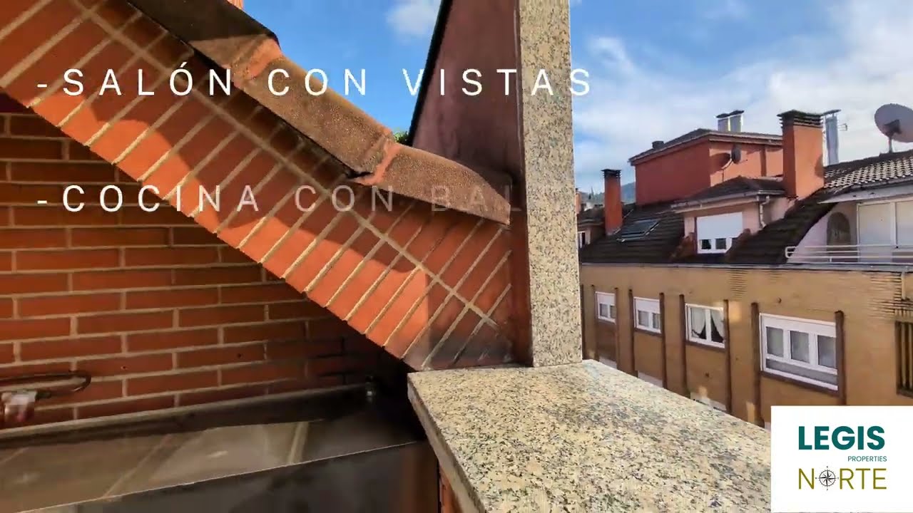 PISO AMUEBLADO EN ÚLTIMA PLANTA CON COCHERA -  SAMA DE LANGREO, ASTURIAS. - ZONA CÉNTRICA