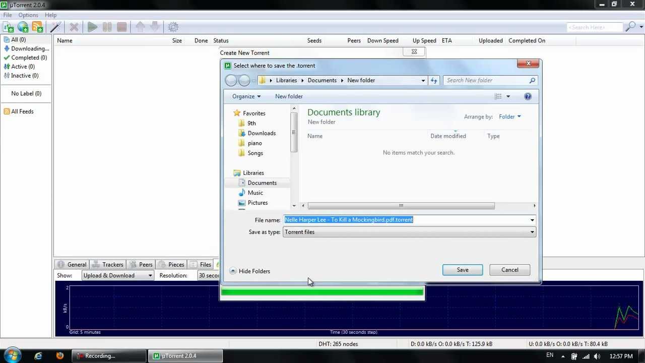 Seeding a Torrent in BitTorrent, uTorrent, etc.