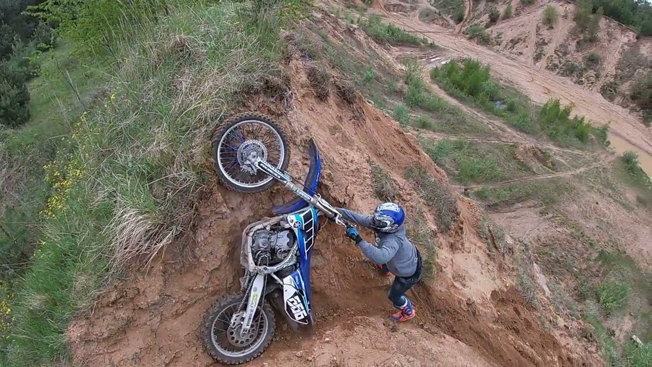 Yamaha Yzf 450 first ride & Ktm Exc 250 podjazdy