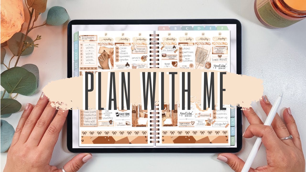 ✨DIGITAL PLAN WITH ME ✨|| Memory Planning August 17-23  || GoodNotes 5