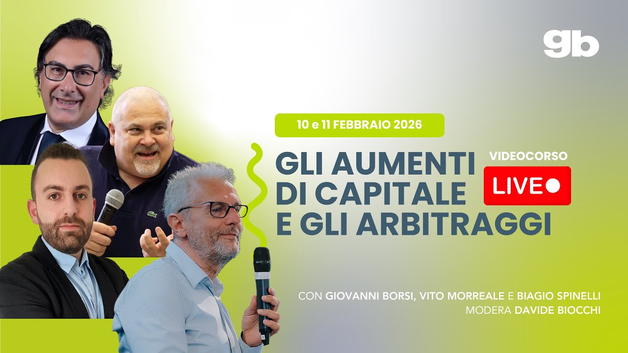 MODULO 01 | VIDEOCORSO FREE - GLI AUMENTI DI CAPITALE