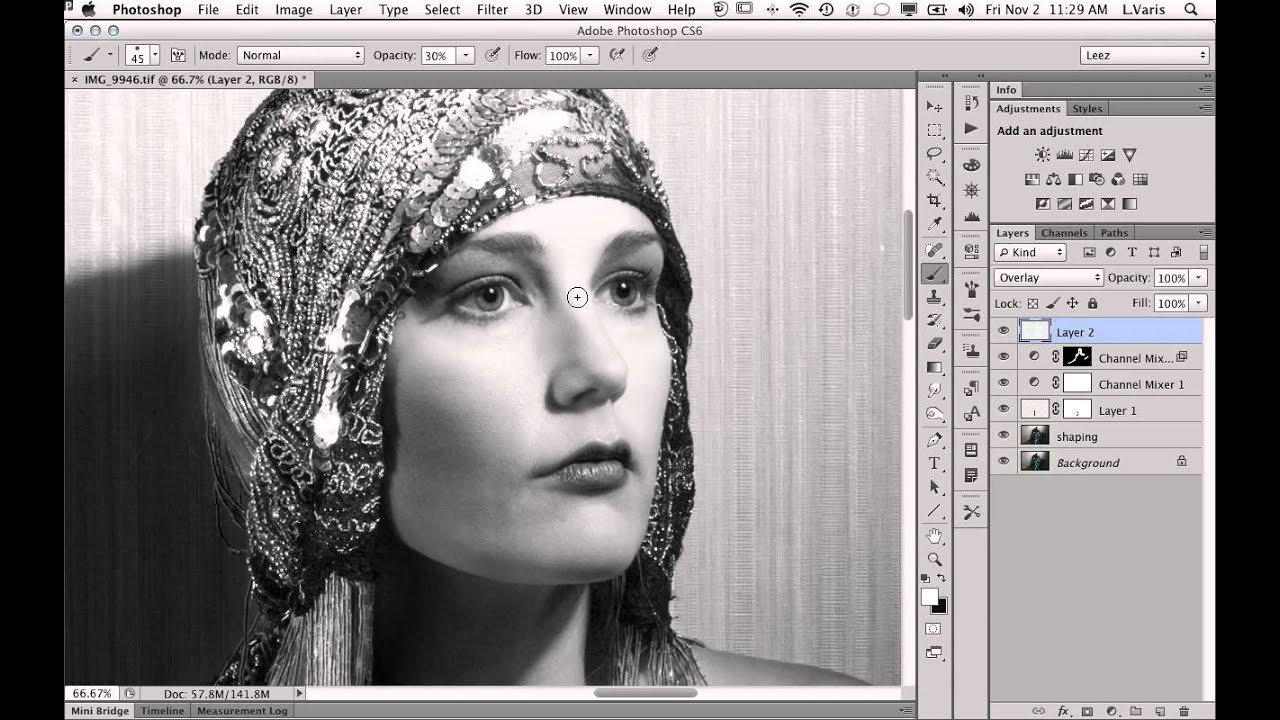 Classic Hollywood Glamour in Photoshop - www.varis.com