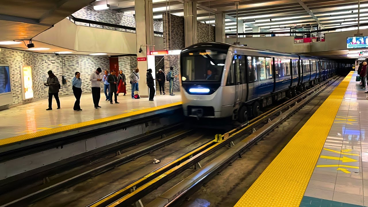 [Métro de Montréal] Trajet de Place-des-Arts à Acadie incluant les vues extérieures 🟢🟠🔵