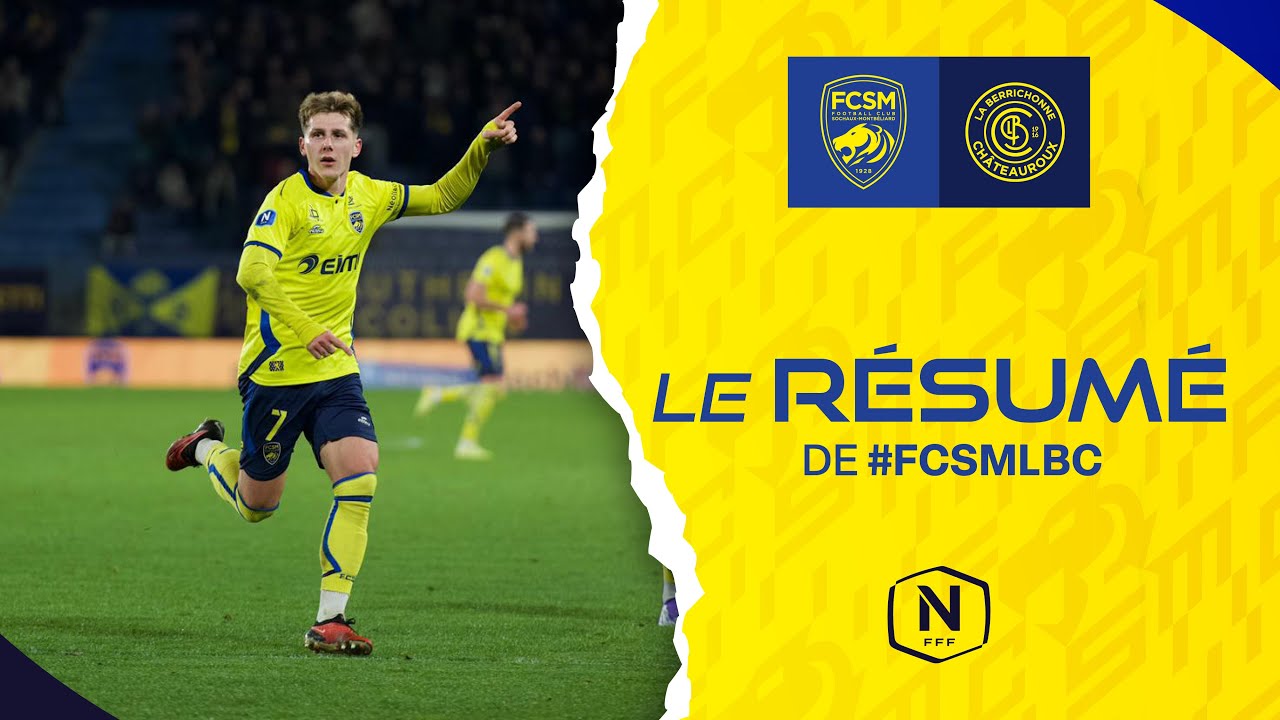 Le résumé de FCSM-LB Châteauroux | 17e journée de National