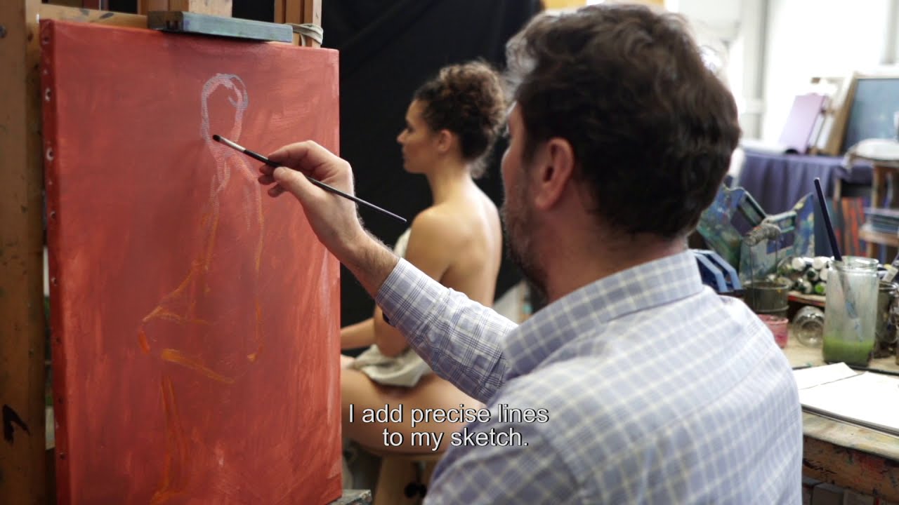 The nude painting | Mini-series #1 - Getting started with oil painting | Lefranc Bourgeois