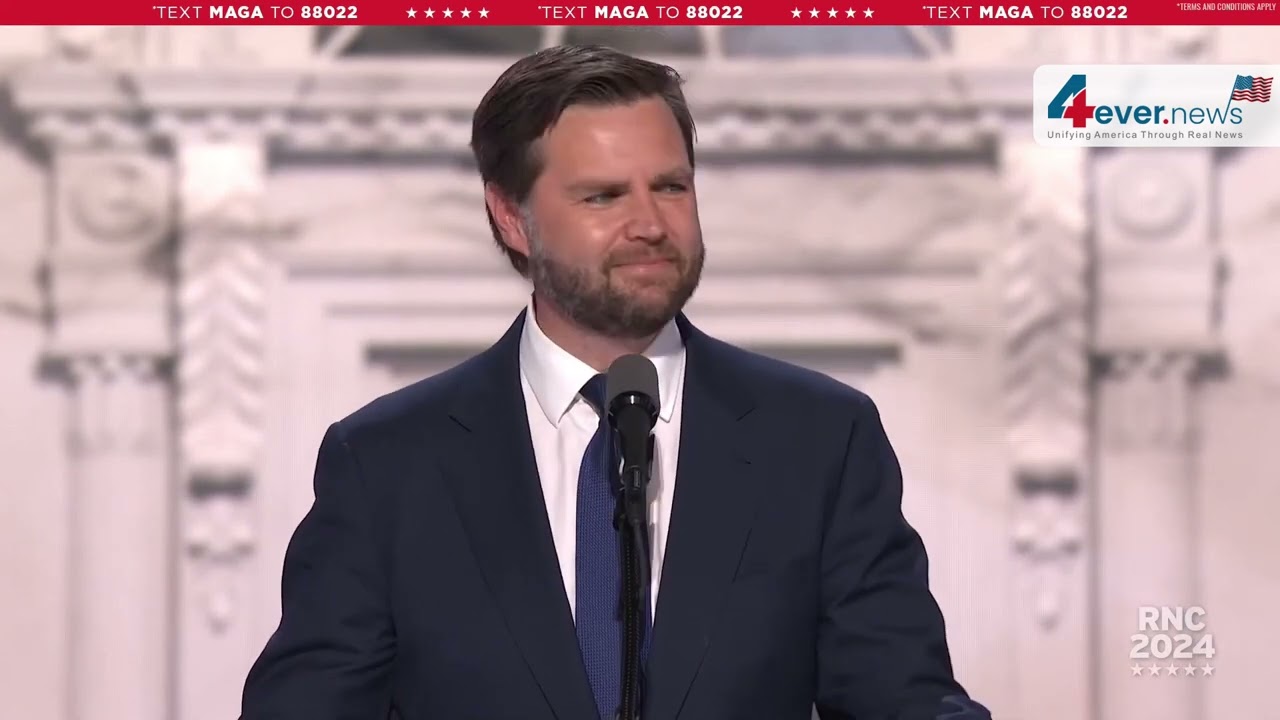 RNC 2024🐘 Senator J. D.  Vance & Usha Vance Full Speech