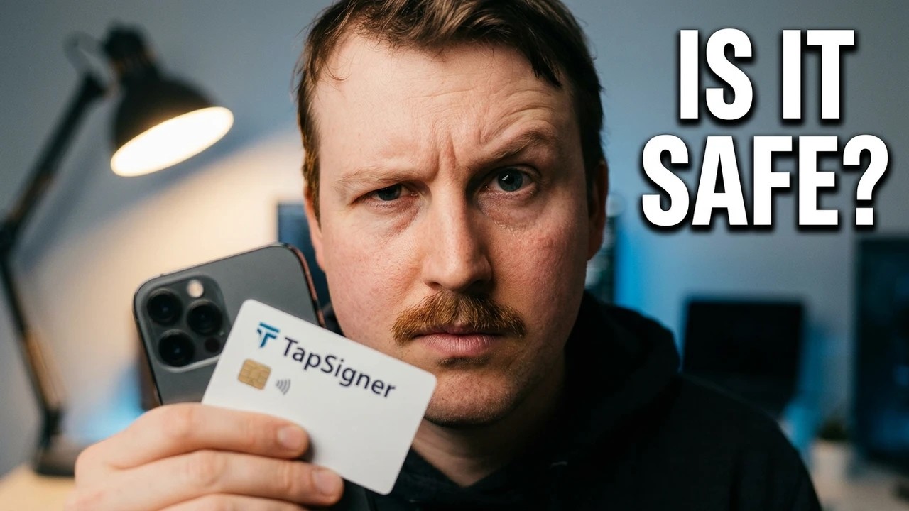 Настройка и обзор TapSigner | ультранезаметный биткоин-кошелек
