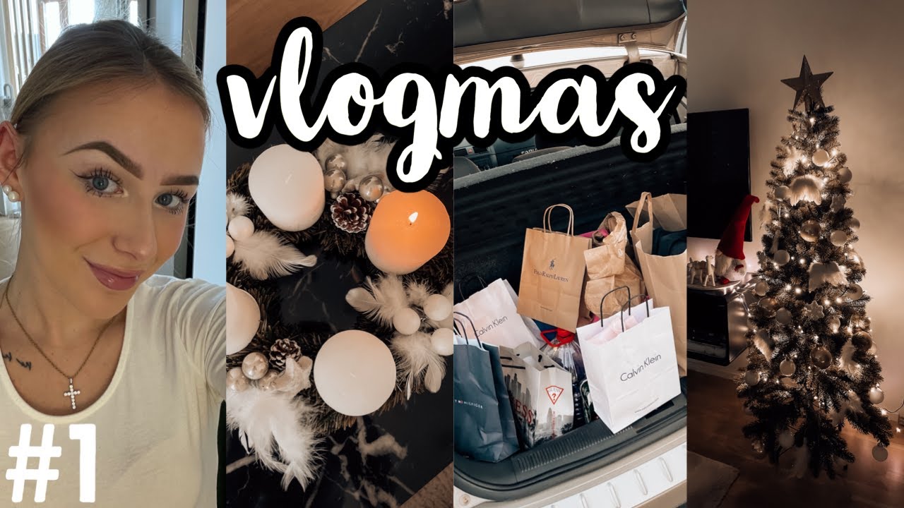 vlogmas 1 | Vánoční výzdoba, nakupování dárků & rozchod
