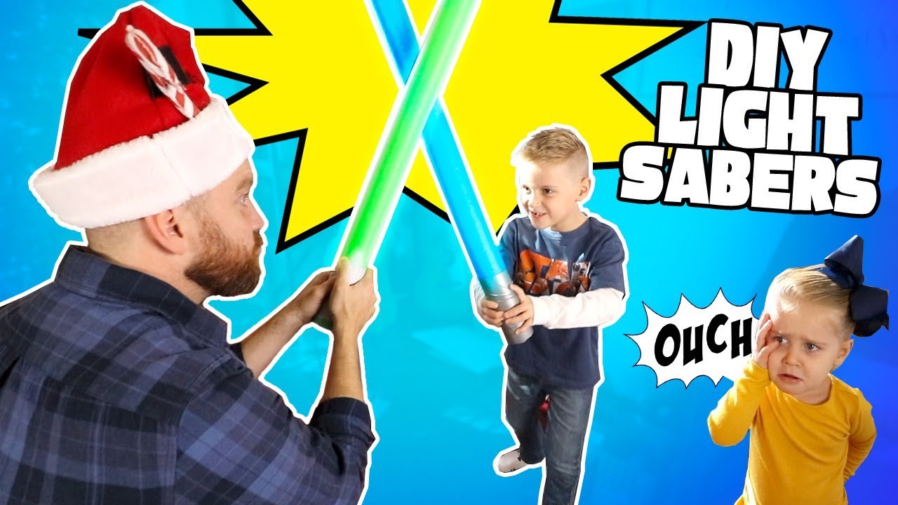 KidCity Builds Star Wars LightSabers!