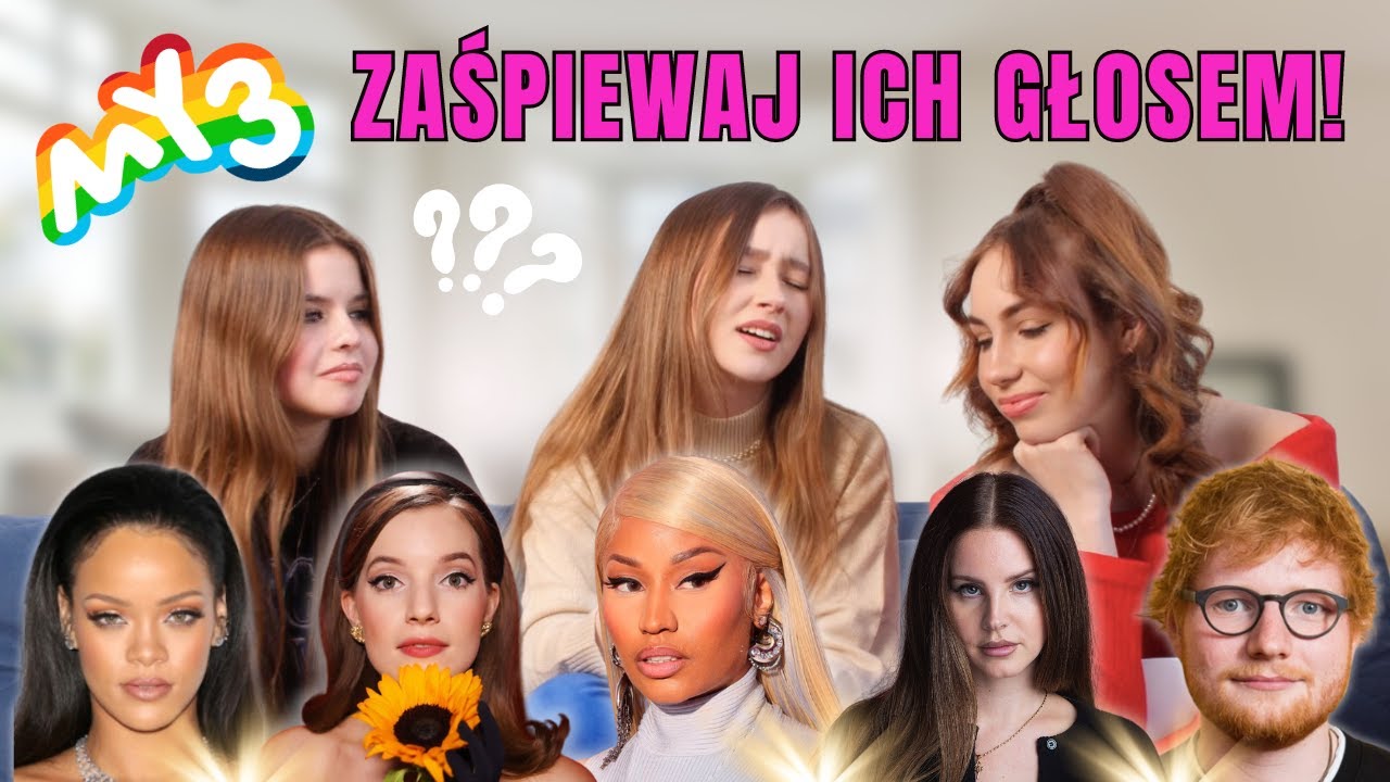 MUZYCZNE WYZWANIE! Śpiewamy naszą piosenkę w stylu znanych artystów! | My3