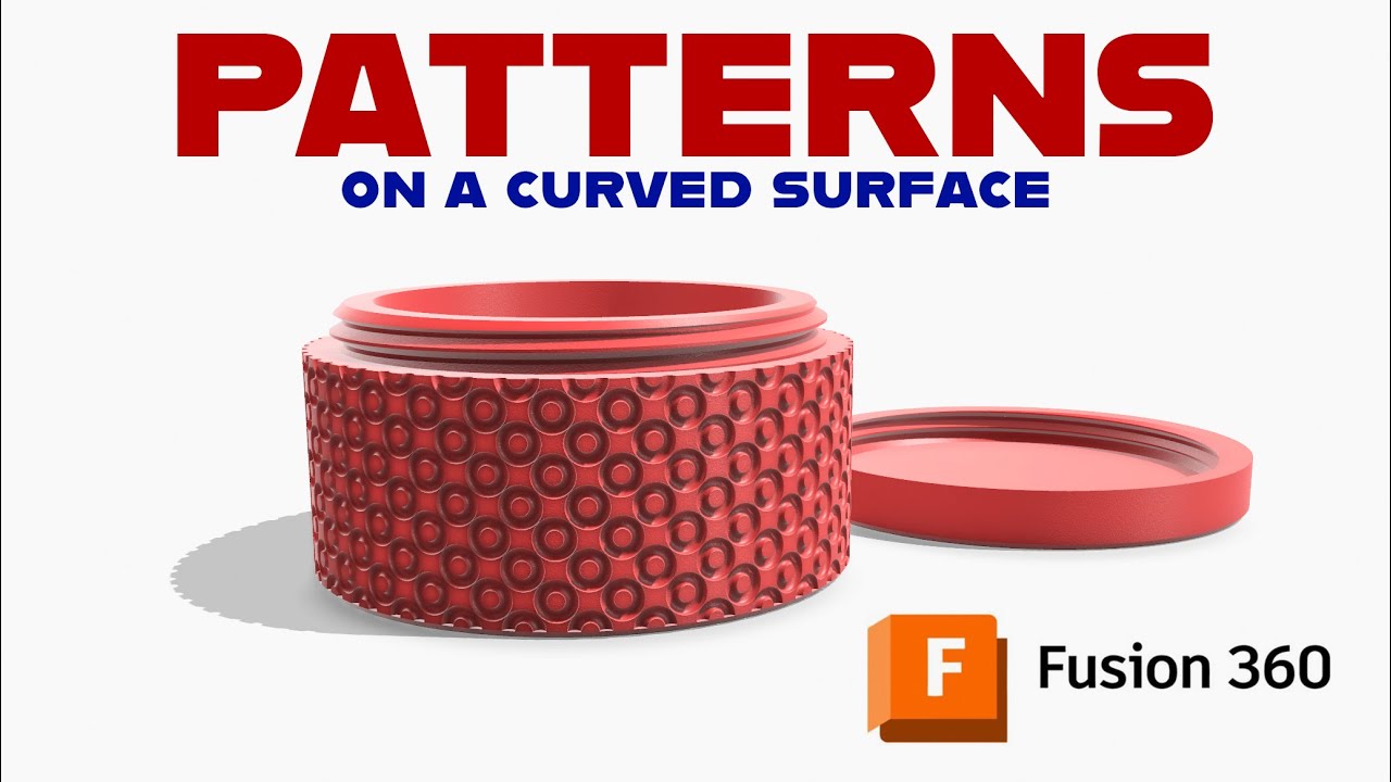 Fusion 360: Узор на изогнутой поверхности