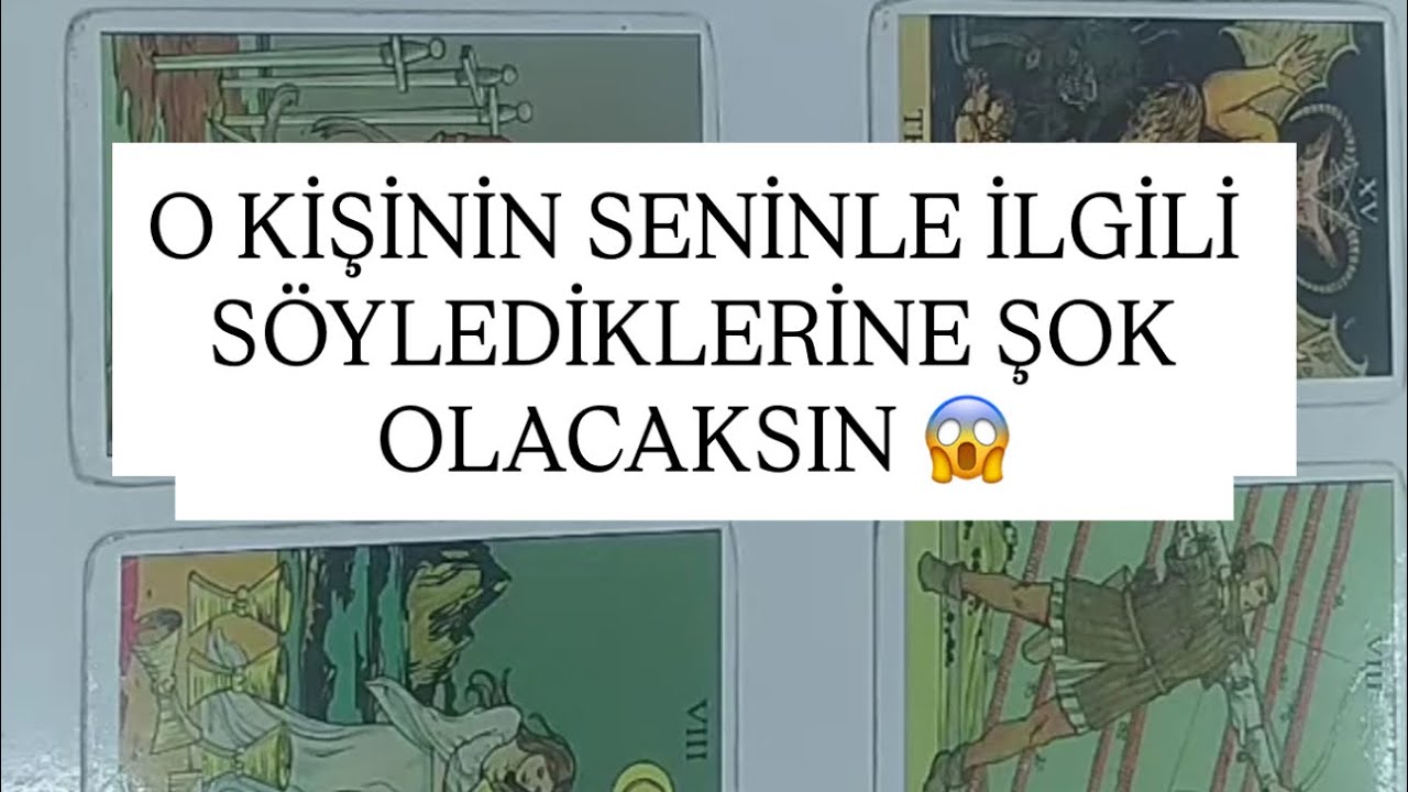 O KİŞİNİN SENİNLE İLGİLİSÖYLEDİKLERİNE ŞOK OLACAKSIN #YENİYILHEDİYESİ 😱