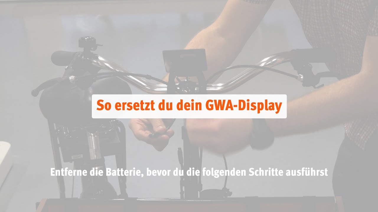 Wie kann ich mein GWA-Display ersetzen?