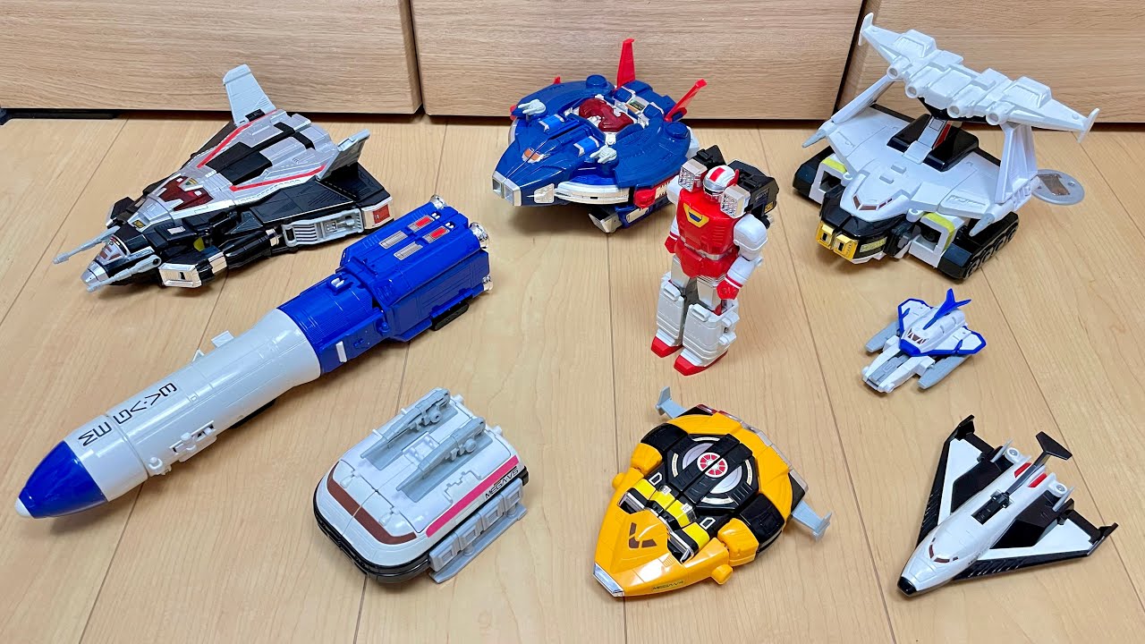 【PowerRangers in Space All Megazord】サーフィンしようぜ⁉︎電磁戦隊メガレンジャーの前DXロボで遊んでみた