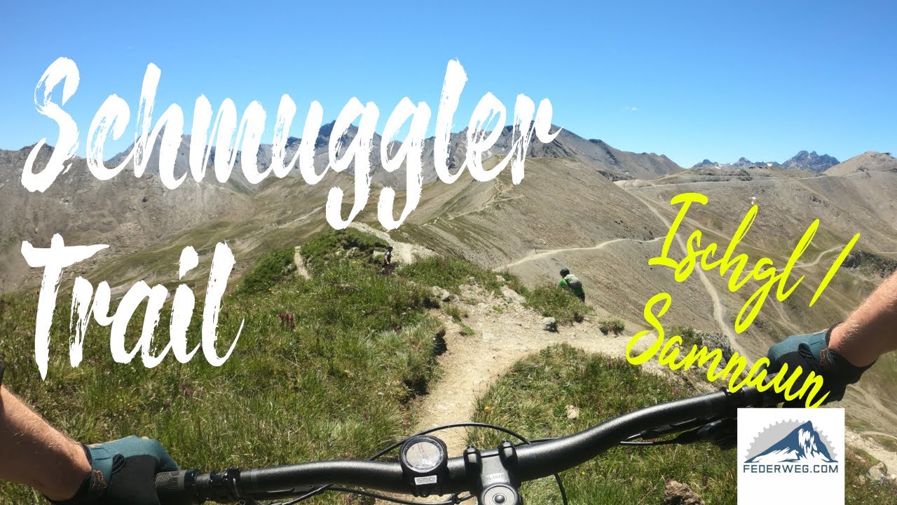 Panorama satt auf dem Schmuggler MTB Trail in Ischgl - Samnaun (Full HD)