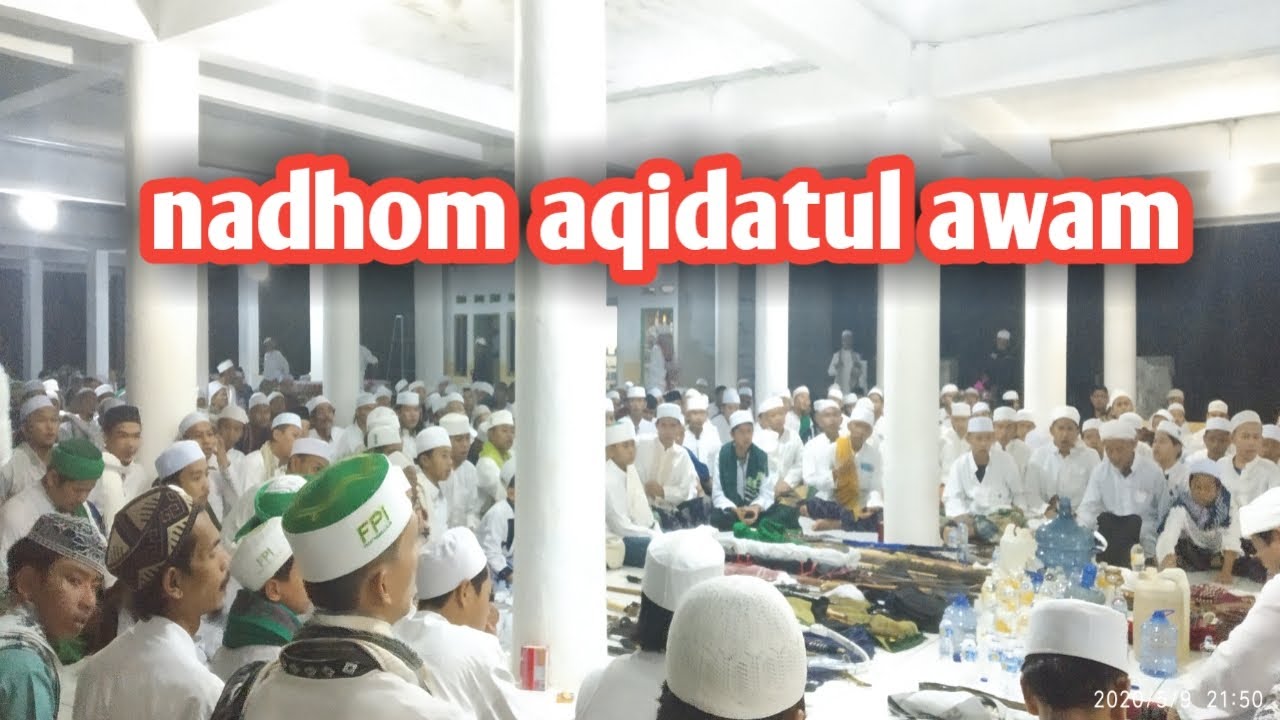 Nadhom aqidatul awam santri Al aqthob