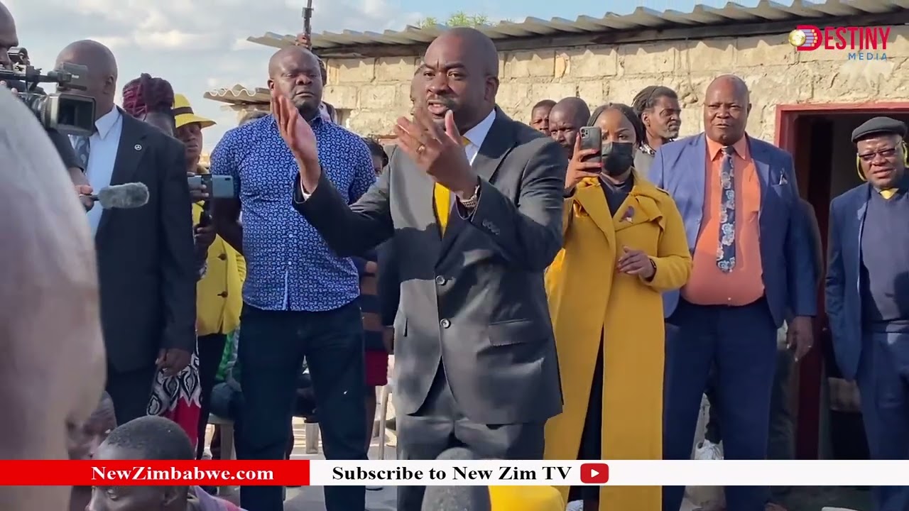 Chamisa's full speech at slain CCC activist Moreblessing Ali's funeral wake
