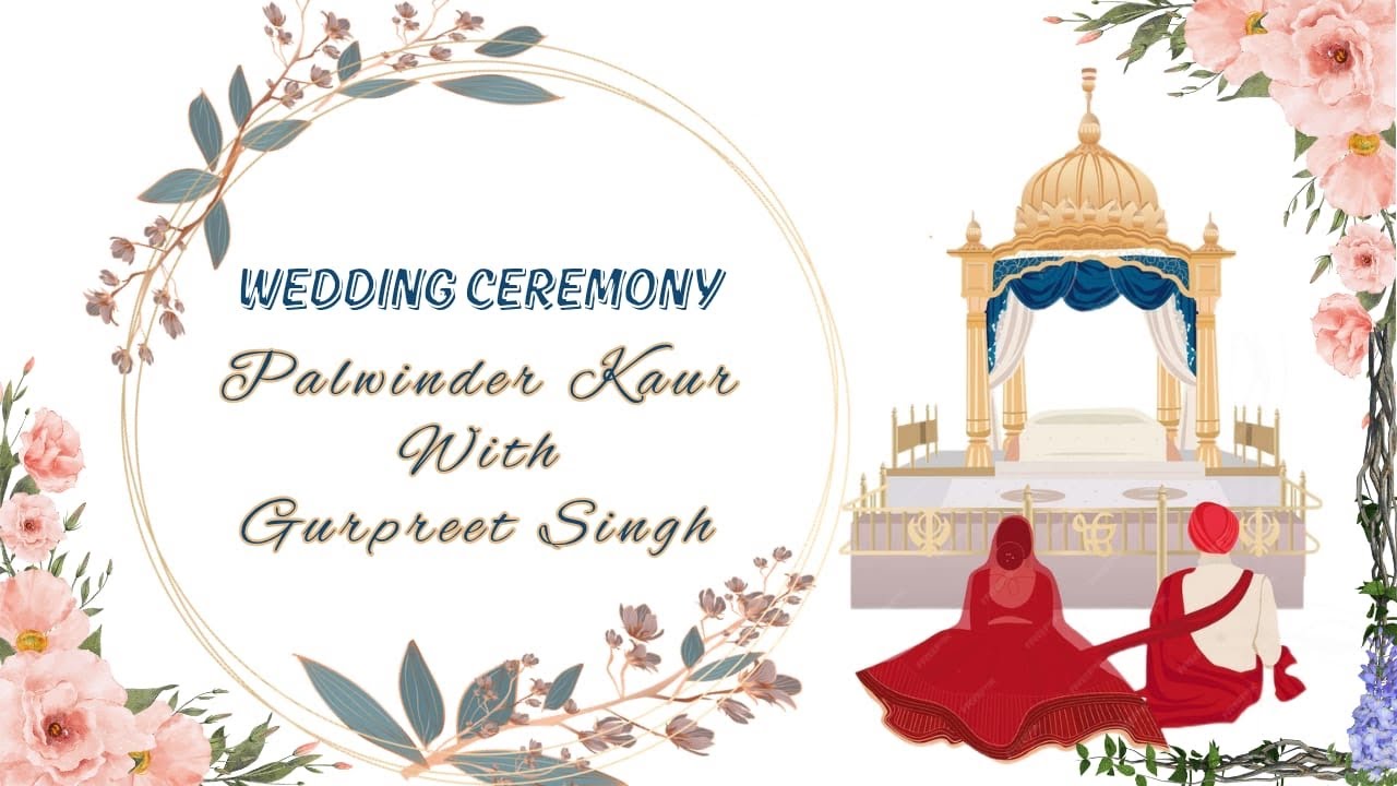 Wedding Ceremony || Palwinder Kaur With Gurpreet Singh || Happy Studio Jalalpur Mob: 98729-06025.