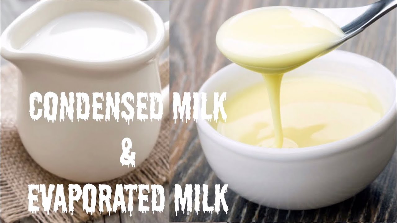 How to make condensed milk and evaporated milk
