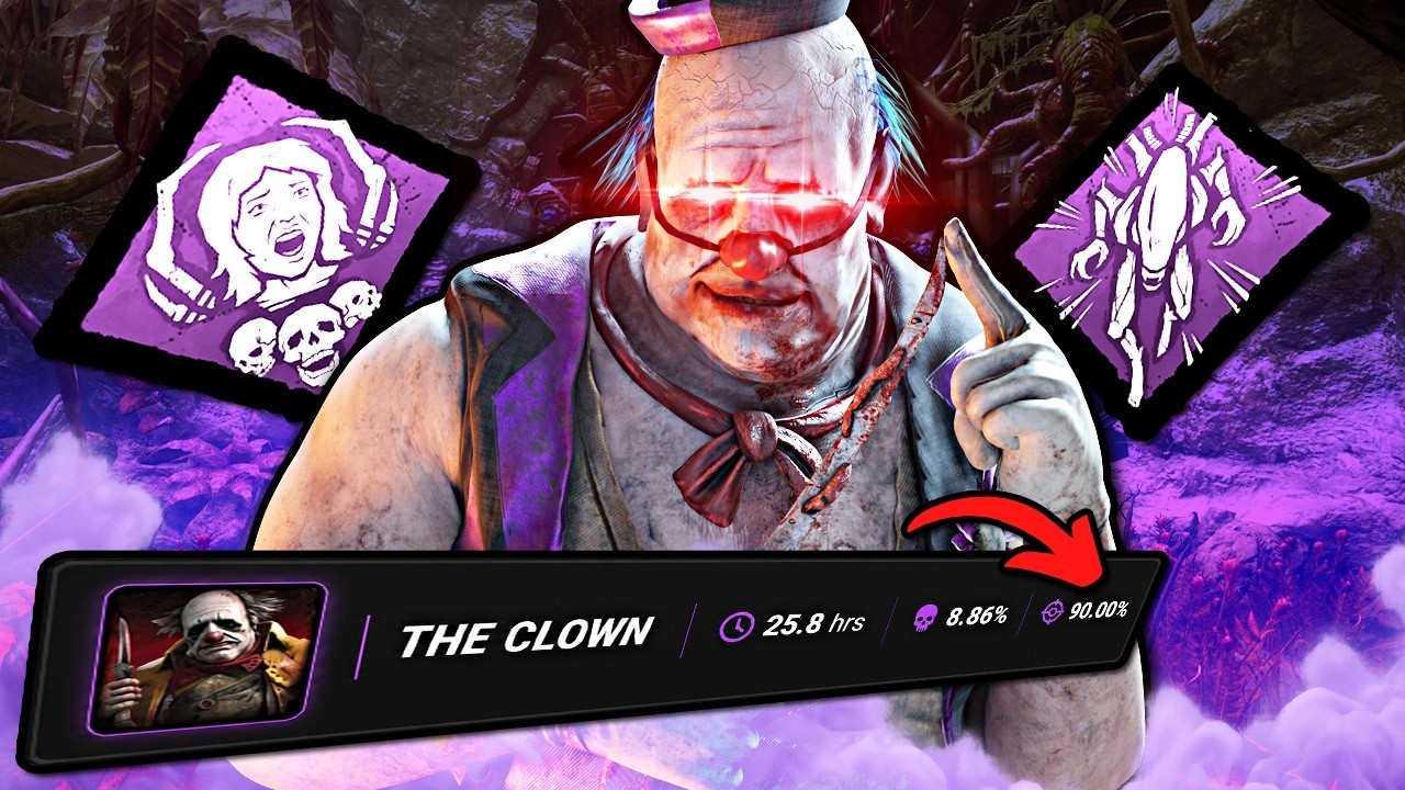 Мой клоун был НЕУДЕРЖИМ в Dead by Daylight.